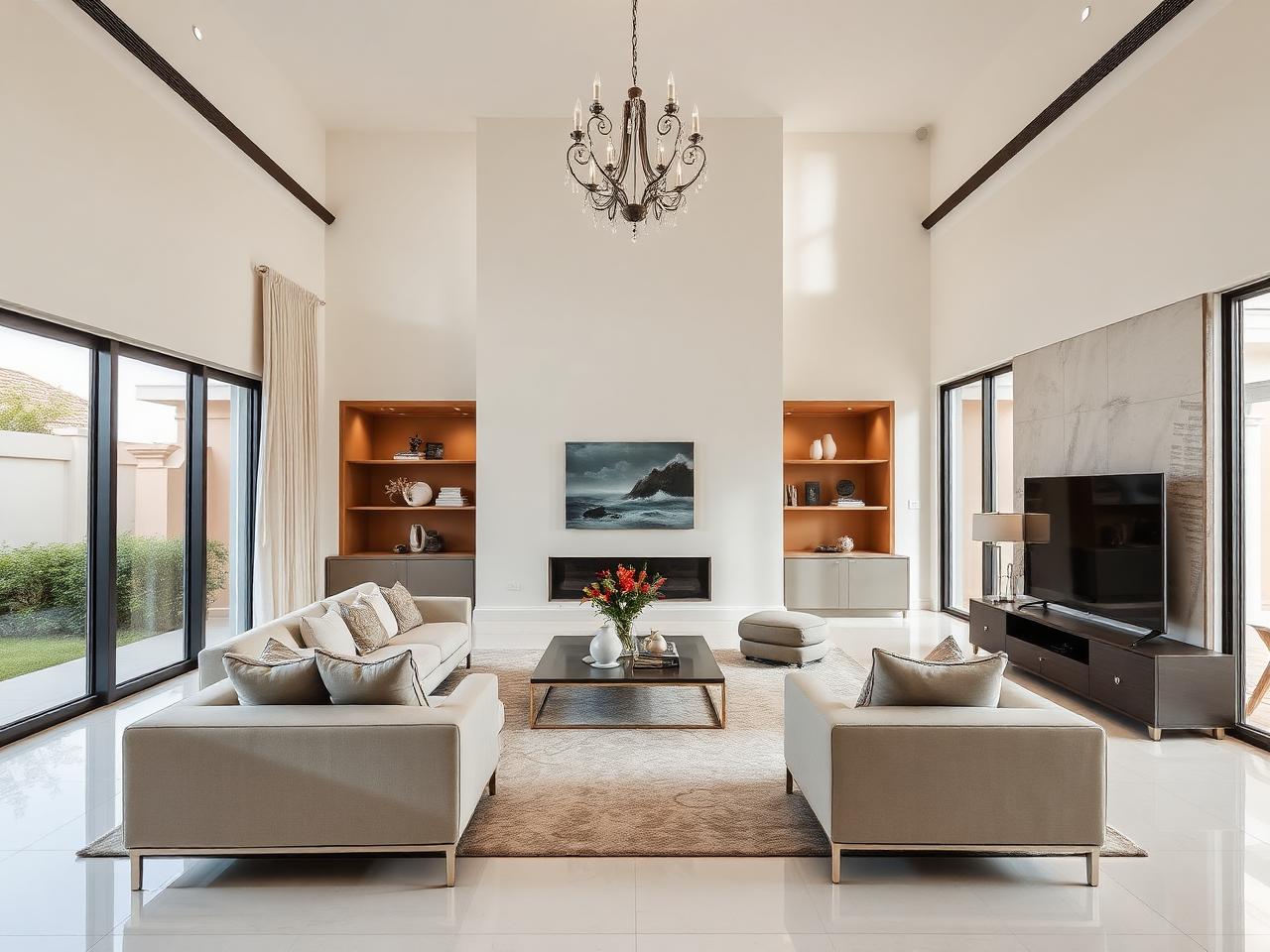 Modern 4 Bedroom Duplex — Living area thumbnail