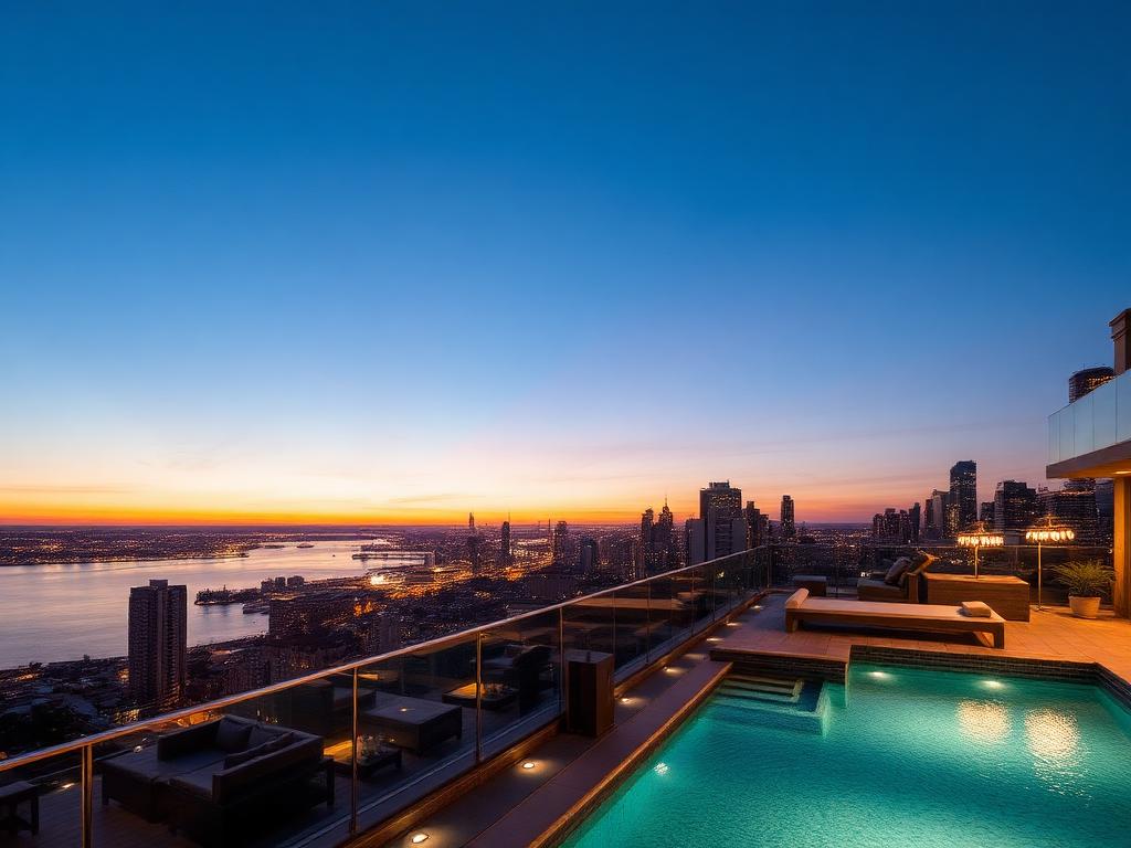 Waterfront Penthouse with Pool in Banana Island, Lagos